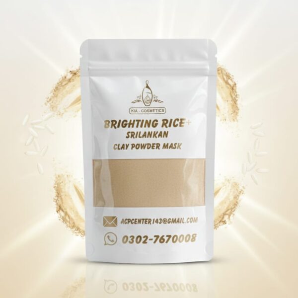 Brightening Rice + Sri Lankan Clay Powder Mask