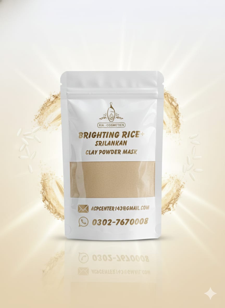 Brightening Rice + Sri Lankan Clay Powder Mask